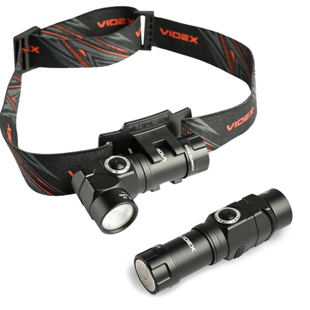 Taktická LED dobíjecí svítilna Vodotěsná 10W 600lm 5000K A244RH VIDEO