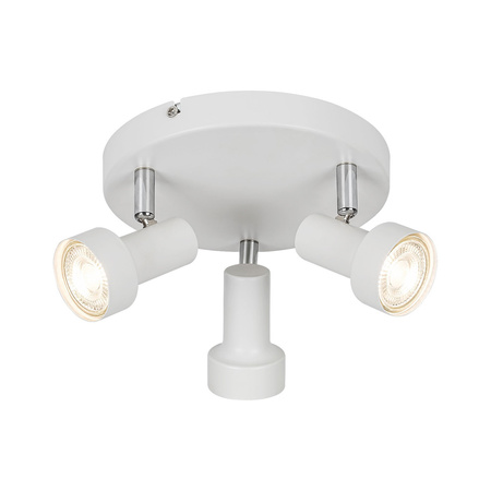 Stropní svítidlo Halogenový reflektor 3x GU10 White Classic Konrad 5356 Rabalux