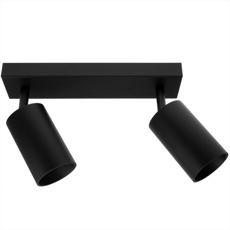 Stropní svítidlo QUALIS SPOT Reflektor Halogenové svítidlo 2xGU10 Black