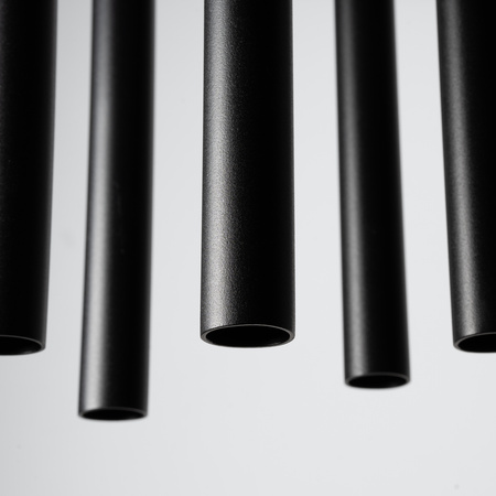 Stropní závěsné svítidlo PASTELO 5P 5xG9 černé Moderní SOLLUX