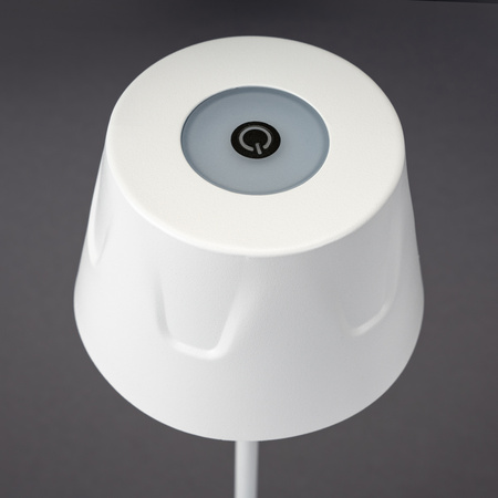 LED zahradní lampa stojící dekorativní stolní noční světlo USB stmívatelné dotykové bílé FIORA LUMILED