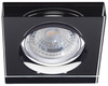 Halogenová bodová LED dioda GU5,3 Square Black Morta Kanlux k montáži pod omítku