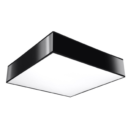 Svítidlo pro povrchovou montáž HORUS 4xE27 Plafond Square 55cm Moderní černobílé SOLLUX