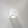 Nástěnné svítidlo LEO LINE E27 Up-Down Ceramic Cube Modern White SOLLUX