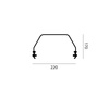 Neo High Bay 150W 200W Black Neo Pro Kobi LED Luminaire Bracket