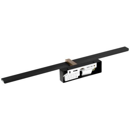 VENUS Zrcadlová lampa LED koupelnová nástěnná lampa 12W 840lm černá a zlatá 60cm