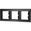 3násobný horizontální rám pro Triple Asphora Socket. Antracit