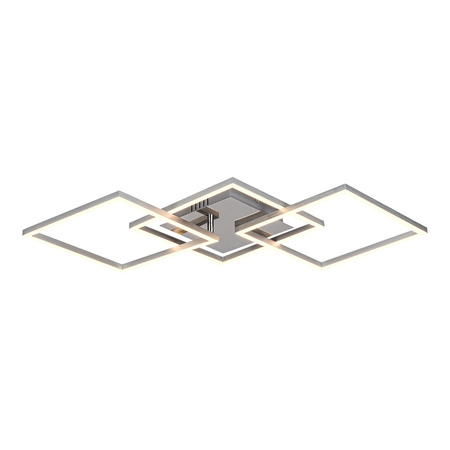 LED stropní svítidlo s povrchovou montáží 43W chrom Moderní Sigurd Rabalux