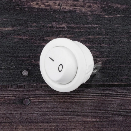 Přepínač kolébkový ON/OFF, Bílá LUMILED