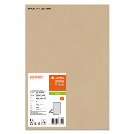 Reflektor LED 50W 4000K 4500lm IP65 Černá LEDVANCE ESSENTIAL