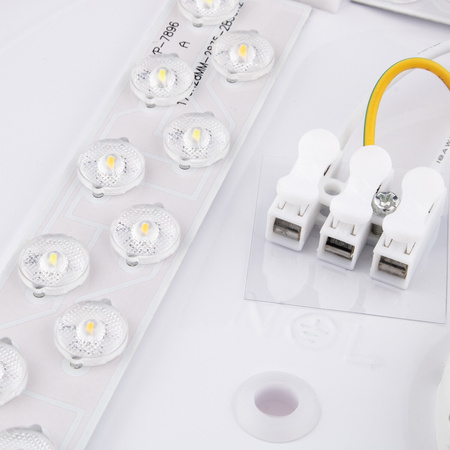 Plafon LED Stropní Koupelnová svítidlo 40W, IP44 CCT 3000K-6000K 38cm + Dálkový ovladač ORLANDO LUMILED