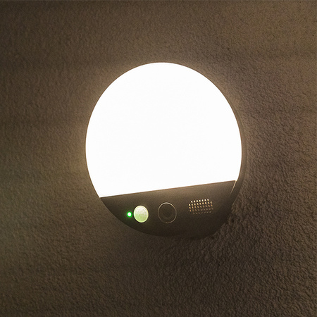 LED nástěnná lampa 15W 950lm 3000k ŠEDÁ s pohybovým senzorem a HD kamerou LEDVANCE Smart+ WiFi