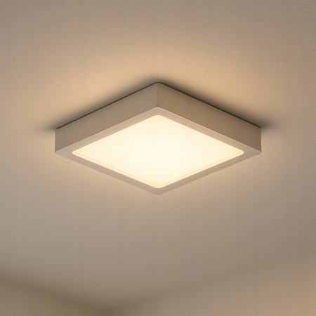 LED panelové stropní svítidlo 6W 480lm 2700K Warm Surface Mounted Square White Proma Masterled