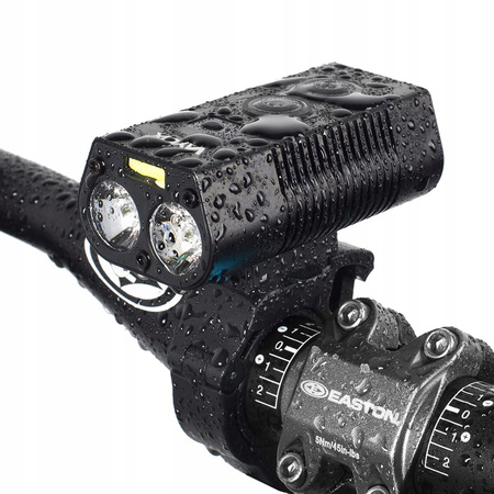 Svítilna LED Cyklistická svítilna Držák USB-C Světlo 10 režimů 750lm IP65 Funkce Powerbanka VAYOX