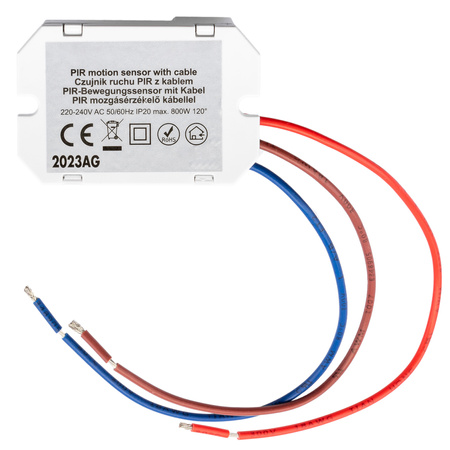 LED PIR pohybový a soumrakový senzor s MINI kabelem