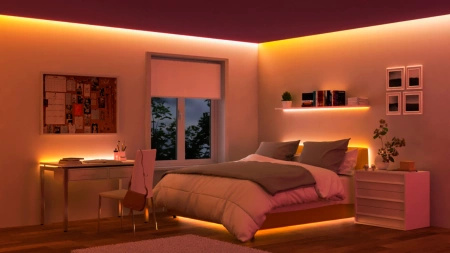 NEON LED pásek 45W RGBIC 10m Smart SMART WiFi Bluetooth Aplikace WiZ