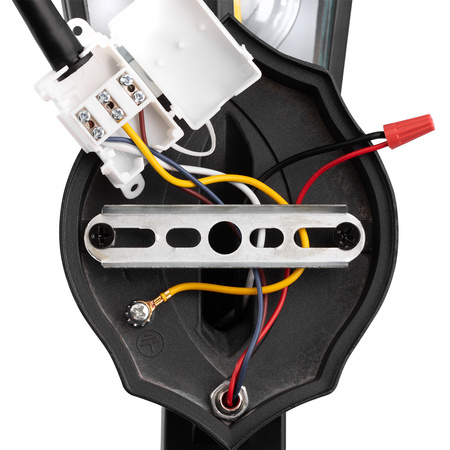 Zahradní nástěnná lampa snímač pohybu, E27 lucerna Černá BELLIS LUMILED