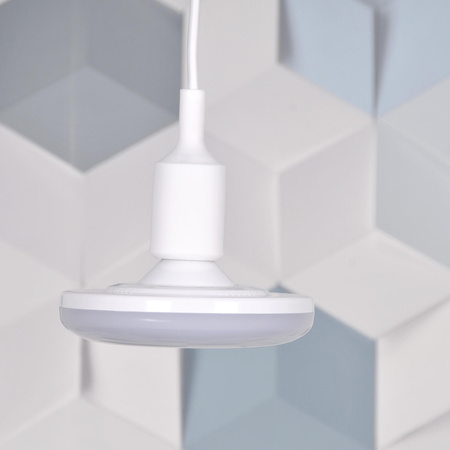 Stropní závěsné svítidlo KIKI 1xE27 10W WHITE 3000K GOLDLUX (Polux)