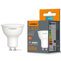 LED žárovka s reflektorem GU10 7W = 47W 600lm 3000K Warm 120° Videx