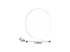 Nástěnné svítidlo LED 8W 640lm 3000K White Minimalist Marlon 1431 Rabalux