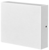LED zahradní nástěnné svítidlo bílé nahoře nebo dole 3.5W 250lm IP44 SQUARE CHICAGO GOLDLUX (Polux)