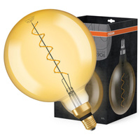 LED žárovka E27 G200 5W = 28W 300lm 2500K Teplá bílá 360° OSRAM Vintage 1906