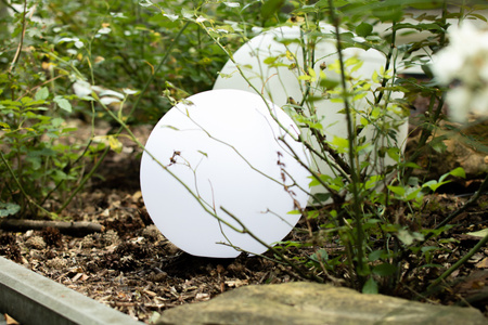 Zahradní lampa LED Solární pohon RGB koule 30 cm