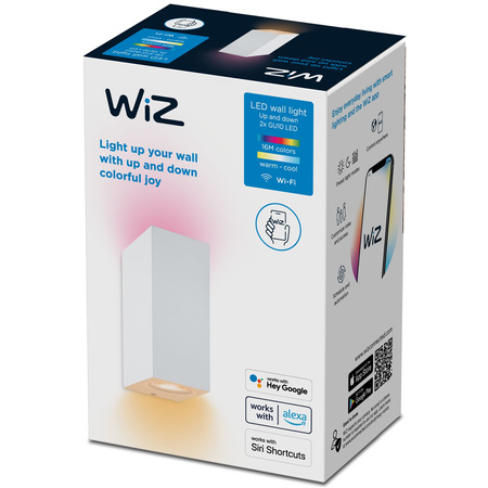 LED nástěnné svítidlo Up&Down White 2x 5W WHITE + RGB SMART WiFi WiZ