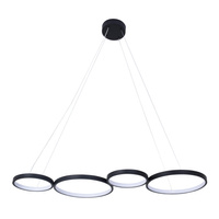 Stropní závěsné svítidlo LED 42W 5700lm 4000K neutrální černá Flamenco Sanico Goldlux