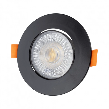Vestavné LED svítidlo pro zapuštěnou montáž 3W / 5W / 7W CCT Black Round DOWNLIGHT Ecolight