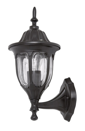 Zahradní svítidlo LED Elevation Nástěnné svítidlo MILANO E27 IP43 Lantern Up Black RABALUX