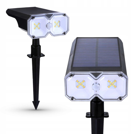 LED zahradní reflektor Solar Plug-in IP44 2700K/6500K Venkovní soumrakový senzor