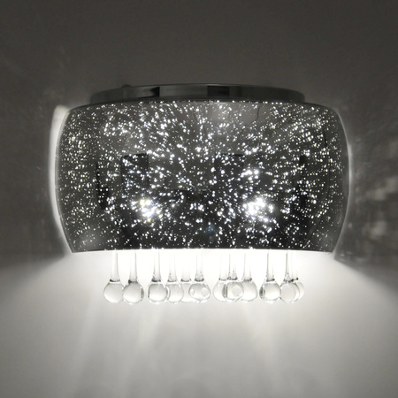 Nástěnné svítidlo nástěnné svítidlo JULIA sklo chromové krystaly 2x G9 GOLDLUX (Polux) 5901508317438