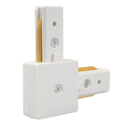 Úhlový Spojka pro Jednofázové Kolejnicové Profilové Systémy Kolejnicové Svítidla Bílá LUMILED