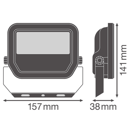 LED reflektor 17W 2200lm 3000K IP66 bílý LEDVANCE reflektor