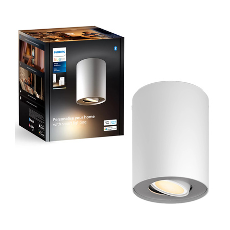 Stropní svítidlo LED Spot Pillar White 4,2W CCT PHILIPS HUE Bluetooth Zigbee 