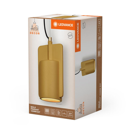 Dekorativní stropní závěsné svítidlo E27 s převisem Gold Decor Ledvance