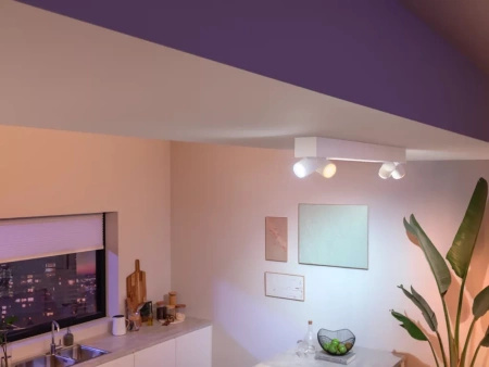 LED reflektorové stropní svítidlo 56,8 W 4400 lm IP20 bílé a barevné RGB + TW White Smart SMART Zigbee Bluetooth Centris Philips HUE