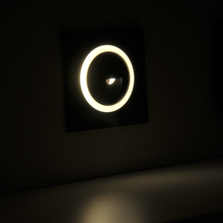 LED zahradní světlo pro zapuštěnou montáž na schodiště 3W 20lm IP44 4000K GRAFIT Q2 GOLDLUX (Polux)