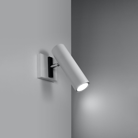 LED DIREZIONE GU10 Nástěnné svítidlo Pohyblivá bílá SOLLUX