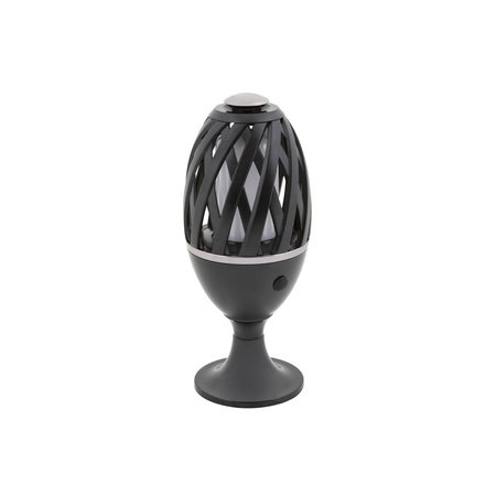 Dekorativní zahradní lampa LED 5W 6lm 1500-1900K CCT IP65 Black Classic Flamenco Rabalux