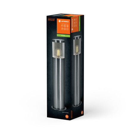 Endura Ledvance E27 50cm IP44 Stříbrná venkovní stojanová zahradní lampa