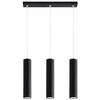 LAGOS 3L Závěsné stropní svítidlo 3xGU10 Minimalistické černé SOLLUX
