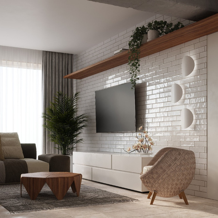 LED SENSES 2xG9 Nástěnné svítidlo Oválná bílá SOLLUX