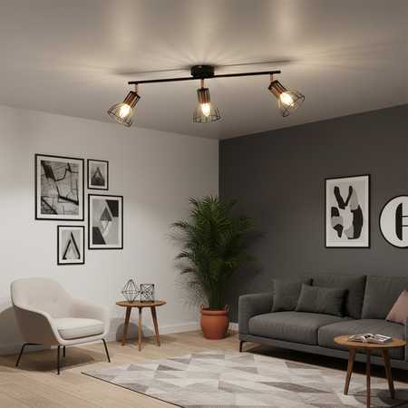 Nástěnné svítidlo NÁSTĚNNÉ SVÍTIDLO Spot Sofia 3xE14 GOLDLUX (Polux)