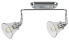 Nástěnné svítidlo LED Koupelnová bodová lampa E14 IP44 Chrome Classic Antoine Rabalux