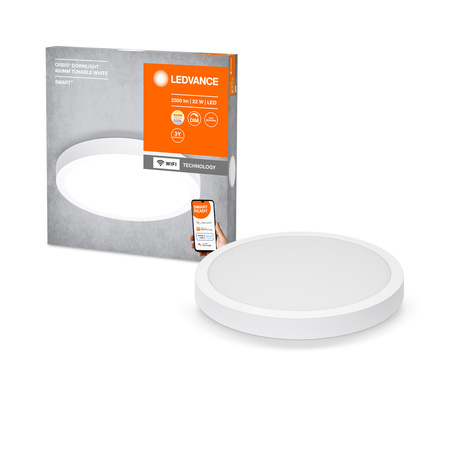 LED stropní svítidlo ORBIS DOWNLIGHT 22W 1800lm CCT 40cm SMART+ WIFI LEDVANCE