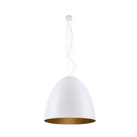 EGG L 9023 Nowodvorski Stropní lampa bílá a zlatá 5xE27 Závěsná trubka ocelová ?55 cm Moderní