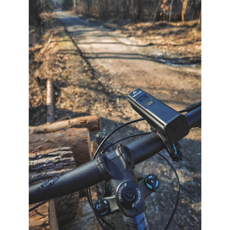 Přední světlo na kolo LED USB s dobíjecí baterií 6 světelných režimů VAYOX