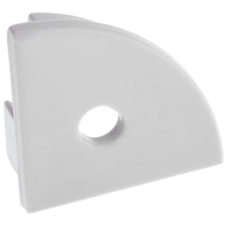 Záslepka pro Profil KM55K-S, s Otvorem Šedá Plastová LUMILED